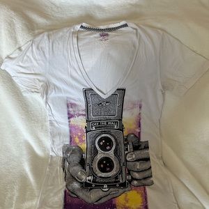 Vans Retro Camera Print Shirt